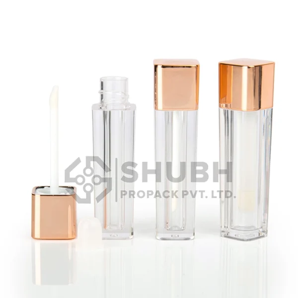 Cosmetic packaging for lip gloss